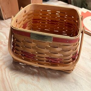 Longaberger Christmas collection 2000 deck the halls basket